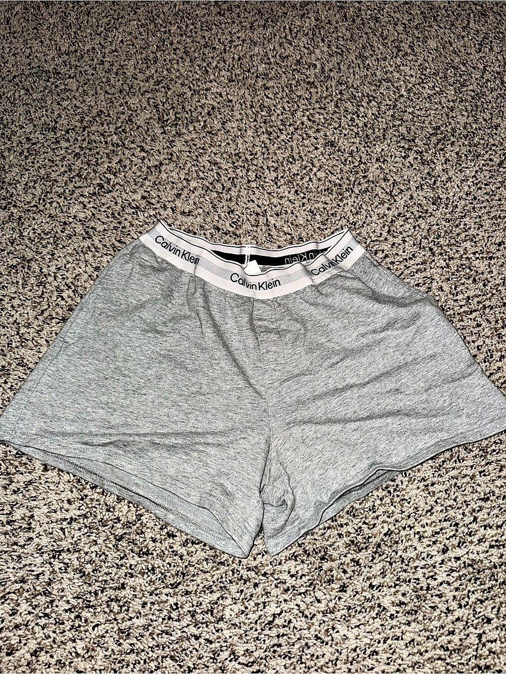 Calvin Klein Icon Cotton Terry Sleep Shorts⭐️ Never Worn⭐️ Wear out or at home⭐️